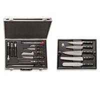 F. DICK Kochkoffer Plaza 17-teilig Messer-Set Koffer Kochmesser + Kochwerkzeug