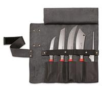 F.DICK Leder Rolltasche Red Spirit 5-tlg schwarz Messerset Messer 8176800-01