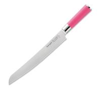 F. Dick Pink Spirit Couteau à pain (longueur de lame 26 cm, couteau de cuisine à lame crantée, en acier inoxydable fortement allié, lame testée au laser, acier X55CrMo14) 8 1739 262-79