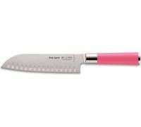 F. DICK Pink Spirit Santoku Messer 18 cm Küchenmesser Kullenschliff Griff pink