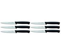 F. Dick ProDynamic Couteau de cuisine (longueur de lame 11 cm, couteau de chef pour petites tâches de coupe, lame en acier X55CrMo14, dureté 56° HRC) 82620112, Noir