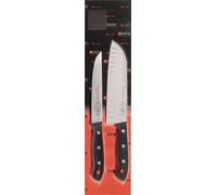 F. DICK Superior Messer-Set 2-tlg Küchenmesser 16 cm Santoku Kullenschliff 18 cm