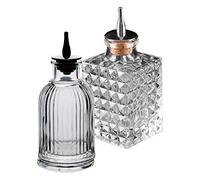 F Fityle 2 Pcs Bitter Bouteille Dasher Bouteille Cocktail Barware pour Bar Maison Salon