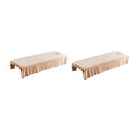 F Fityle 2Pcs Housses de Table de Massage Serviette pour Lit Massage Spa 120x190cm