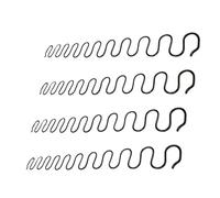 F Fityle 4pcs canapé canapé canapé UPHANSTERIE RÉPARATION Spring Lightweight Resilient Using Resistant pour fixer le canapé pour le siège de chaise, 55 Cm