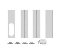 F Fityle 4x Kit Fenêtre pour Climatiseur Portable, Plaques d'Étanchéité Ajustables, Kit Calfeutrage Climatiseur Renforcé PVC, Installation Rapide Segments, Fenêtres Coulissantes, 40x10cm