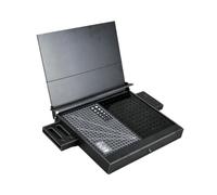 F Fityle Accessoires pour table travail modélisme, pièces précision, organiseur d'outils, idéal pour la fabrication maquettes, étagère à, Noir