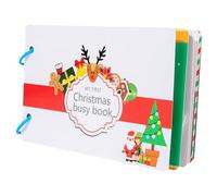 F Fityle Autocollants de Noël Livre D'activités Jouet de Coordination œil-main Cadeau D'anniversaire Jouet D'apprentissage pour Enfants de 4
