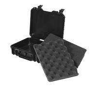 F Fityle Boîte à outils d'équipement, valise étanche, mallette de transport Portable polyvalente, boîte de rangement rigide pour caméras de travail, 340mmx270mmx100mm