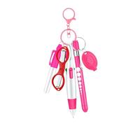 F Fityle Ensemble de stylos d'infirmière, stylo marqueur polyvalent et Compact, cadeau de journée des infirmières, stylo à bille rétractable, Clip d'insigne, Rose