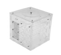 F Fityle Fourmilière, nid de Fourmis, Cadeau d'anniversaire, kit de démarrage Compact et éducatif en Acrylique Transparent pour Adultes, boîte de, 15cmx15cmx15cm