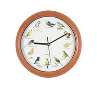 F Fityle Horloge murale d'oiseau chantant, horloges d'oiseaux avec des sons qui chantent à l'heure, horloge décorative moderne, horloge murale suspendue, décor