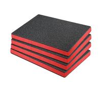 F Fityle Lot de 4 Inserts en Mousse EPE pour Étuis, Mousse de Protection Résistants aux Chocs, Surface Pratique et Découpable pour Tiroirs, Boîtes à Outils, 42,5 cm x 28,5 cm x 5 cm
