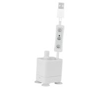 F Fityle Mini Pompe Submersible Pompe Compacte Aquarium Pompe à Eau Micro Silencieuse USB Réglable Installation Flexible Forte Ventouse PP Convient pour Piscin, Bas