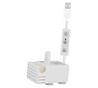 F Fityle Mini Pompe Submersible Pompe Compacte Aquarium Pompe à Eau Micro Silencieuse USB Réglable Installation Flexible Forte Ventouse PP Convient pour Piscin, Ensemble de Filtres Latéraux