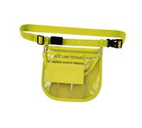 F Fityle Sac Banane Infirmière Organisateur de Pocheoutils Ceinture Pochette pour Accessoires de Travail en Polyester Résistant avec Multiples Compartiments, Vert