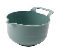 F Fityle Saladier Polypropylène Bol Mélangeur Bol à Fruits Bol Multifonction Poignée Antidérapante Facile à Nettoyer avec Bec Verseur Convient pour Repas Famil, Vert, 2.5l