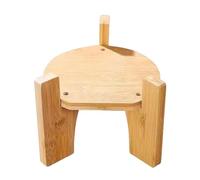 F Fityle Support de Distributeur de Boissons, Support de Distributeur de Boissons, Base Ronde en Bambou Artisanal pour Restaurant, Pique-Nique, Ornements de, 21.5 cm
