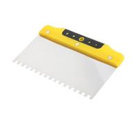 F Fityle Taloche de Finition Taloche à Peigne Taloche Taloche pour Plâtrier Acier Inoxydable Manche Antidérapant Ergonomique Adaptée pour, 200mm