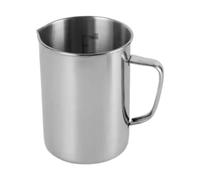 F Fityle Tasse à Mesurer en Acier Inoxydable, Pichet de Cuisine Polyvalent 1L, Design Ergonomique avec Poignée, Ustensile de Cuisine à Prise Facile, Idéal pour Préparation de Boissons et Pâtisserie