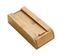 F Fityle Tiroir caché sous Le Bureau, Fournitures de Bureau, boîte de Rangement Portable en Bois Massif pour Salle de achée sous Le tiroir du Bureau, 19.5x9.5x16.5cm