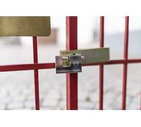 F.T. 931 - Kit de sécurité pour portails et grilles - Cravate 50 mm + cadenas rectangulaire blindé en acier