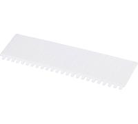 F-Tronic 7290032 Bandes de recouvrement 12 PLE, Bandes de recouvrement PS blanc 10 pc(s)