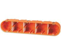 F-TRONIC boîte pour parois creuses, Ø 68 mm, P 60 mm, 5x, massif