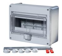 F-TRONIC Petit coffret AP. IP55 KV10WD 1 rangée, 10 mod.