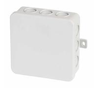 F Tronic Pièces humides Boîte de dérivation IP54 100 x 100 x 40 mm, Contenu : 10, Gris, E114
