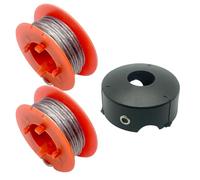 F016800175 Bobine de rechange pour débroussailleuse Bosch ART 23 26 30 Combitrim Easytrim Strimmer 0,063"/1,6 mm, 8 m, bobine de rechange pour débroussailleuse à gazon avec couvercle F016L71088 (2