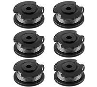 F016800569 Bobine et fil Strimmer compatibles avec remplacement Bosch EasyGrassCut, F016800385 Bobine de Rechange de Tondeuse Compatible avec ART 23SL et ART 26SL (6pcs)