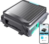 F1, aspirateur solaire pour piscine, robot de piscine rechargeable, ultra-silencieux, contrôle via application, compatible avec tous les types de piscines, noir et vert (chargeur non inclus, voir l'of