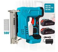 F30 Akku Nagler Tacker : cloueur sans fil, pour travaux sur bois de 30 mm, avec batterie lithium-ion, système de batterie compatible, livré avec 2 batteries