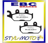 FA645TT Plaquettes Sinterisées Avant Droite EBC YAMAHA YXM 700 2014