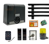 FAAC GENIUS BLIZZARD 230V Kit Portails Coulissants 500KG 4MT Crémaillère 104014