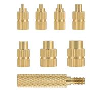 Faankiton Pointes à Souder Laiton, Pointes à Insérer dans le Jeu de Chaleur, Jeu de Pointes à Souder, Set d'aide à la Fusion, Pointes Filets Rapportés, Pointes de Fer à Souder M2 M2,5 M3 M4 M5 M6 M8
