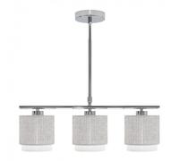 Fab 111053028 Lampe Kenya 3xe14 Gris / Blanc