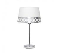 Fab 1148711010 Plateau De Table Dalia 1xe14 Blanc / Argent