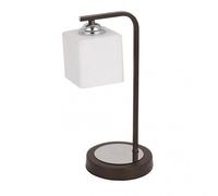 Fab 152771020 Plateau De Table Elbrus 1xe27 Wengue / Chrome 35x18x14 Cm