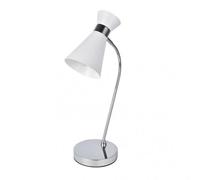 Fab 154371001 Plateau Petra 1xe14 Blanc / Chromé 48x24x15 Cm Réglable