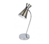Fab 154371003 Petra 1xe14 Plateau De Table Nickel / Chrome 48x24x15 Cm Réglable