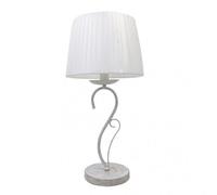 Fab 155171075 Bureau Amsterdam 1xe14 Blanc / Or 50x25x25 Cm