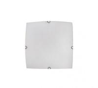 Fab 158382501 Plafonnier Carré Ayla 1xe27 Blanc 25x25x6 Cm