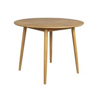 FAB - Table repas ronde en bois D120 Marron