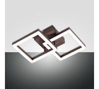 FABAS LUCE Bard Applique murale/Plafonnier LED à 2 sources lumineuses, 3394-28-361,