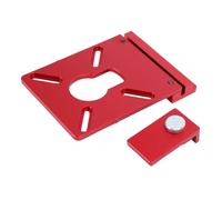 Fabater Adaptateur de Rail de Guidage pour , Festools , Routeur WEN, etc., Rail de Guidage de Scie sur Rail en Alliage D'aluminium avec arrêt et de Réglage