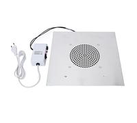 Fabater Aspirateur à Ongles 60 W Haute Puissance, Collecteur de Poussière d'Ongles Léger à Forte Aspiration pour Salon, Prise UE 220 V, Tampon Filtrant Réutilisable à Faible Bruit