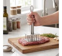 Fabater Attendrisseur à Viande en Acier Inoxydable, Marteau de Cuisine avec 28 Aiguilles, for Poulet et Boeuf, Outil Durable à Prise Facile pour Attendrir la Viande