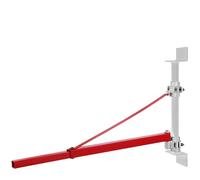 Fabater Bras de Support de Palan électrique de 600 Kg, Support de Poteau de Levage pour Montage sur échafaudage, de Palan Robuste pour Tube d'échafaudage de 48 Mm, Bras Télescopique de 0 à 110 Cm